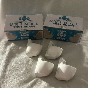 Ceramic Urinal Shot Glass-BRAND NEW